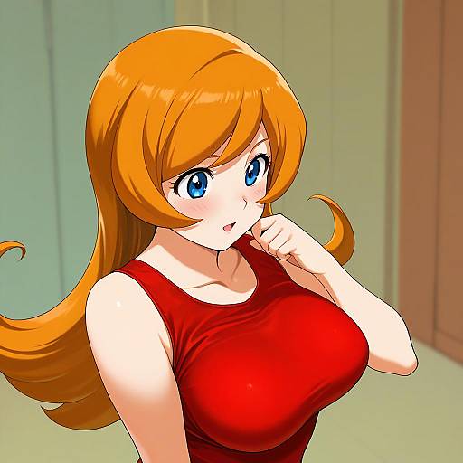 Illustration of Mona (warioware), warioware in the style of A1 (initial-g)