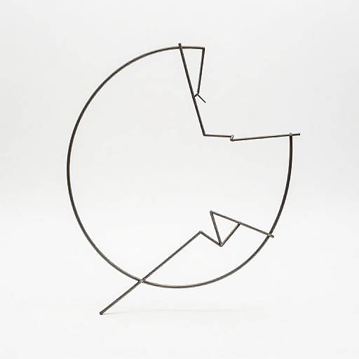 Minimalist Abstract Sculpture of Failure