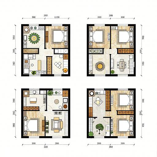 AI-Generated Multi-Story Floor Plans
