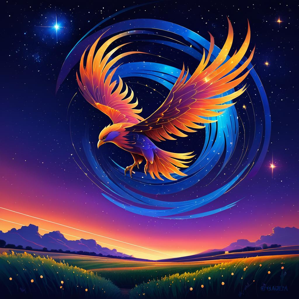 Celestial Phoenix: Twilight Inspiration