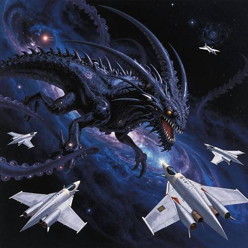 Deep Space Leviathan Battle