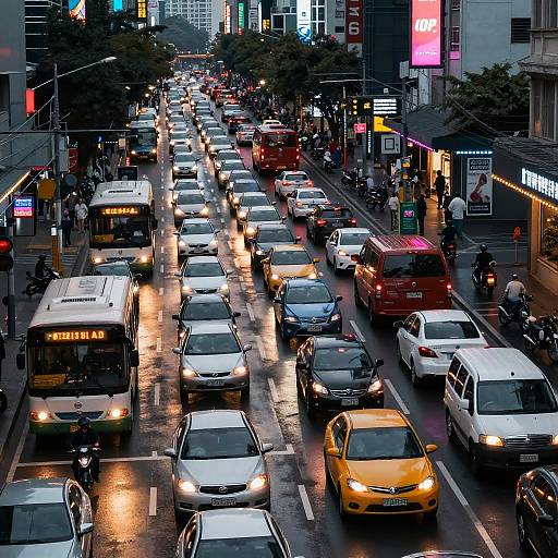 Chaotic Urban Traffic Intersection