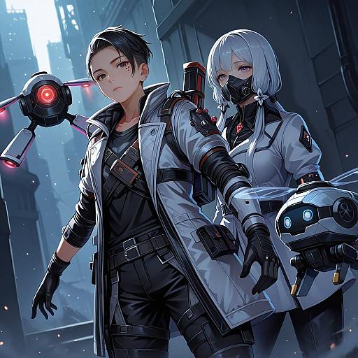 Illustration of Hack (apex legends), apex legends in the style of Irohara