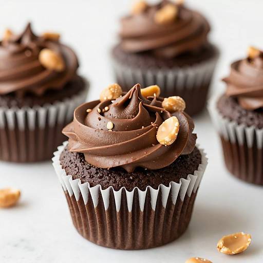 Decadent Chocolate Peanut Butter Cupcakes