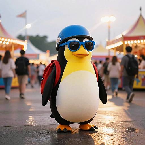 Vintage Carnival Penguin Costume