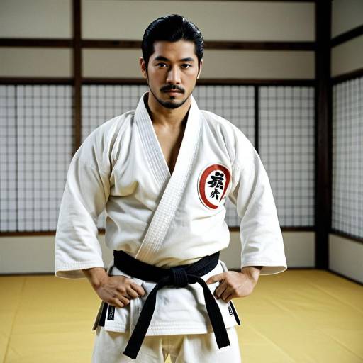 Mifune Judo Portrait of a Young Boy