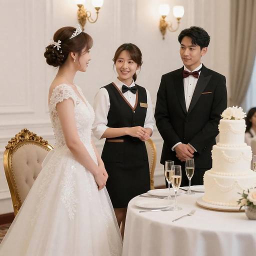 Elegant Wedding Reception Scene Capture