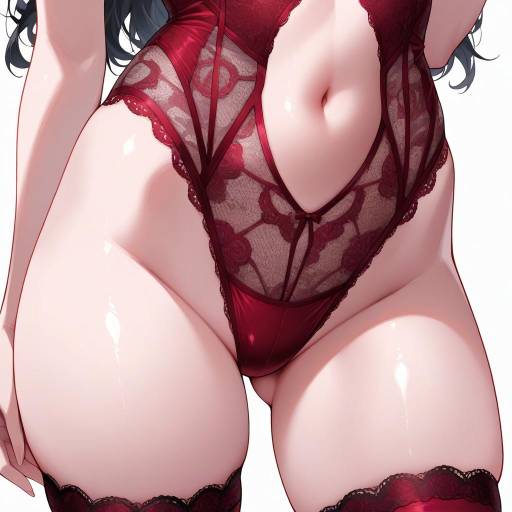 Sensual Portrait of a Lingerie Model Sensual Portrait of a Lingerie Model