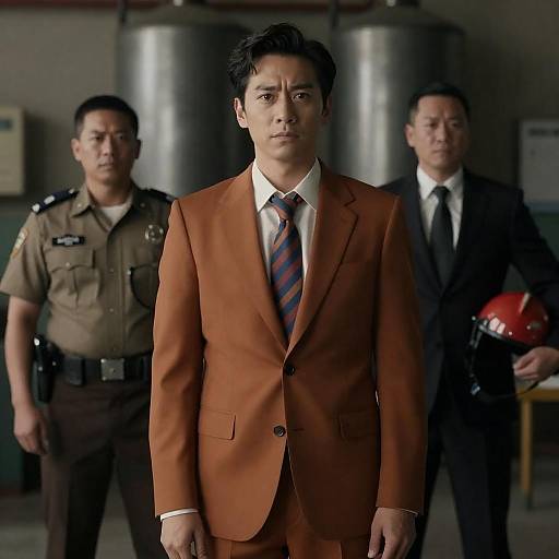 Mysterious Men in an Industrial Setting