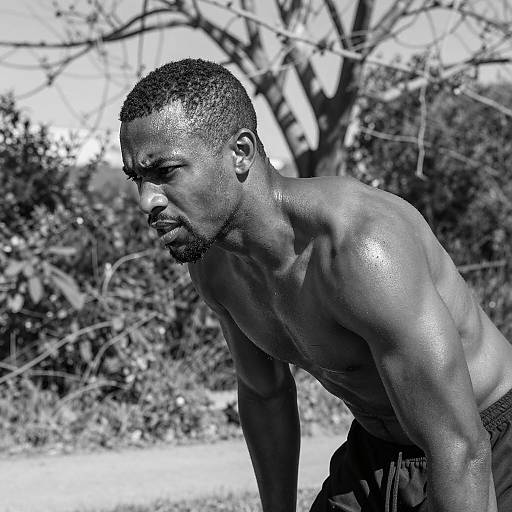 Strained Strength in Monochrome