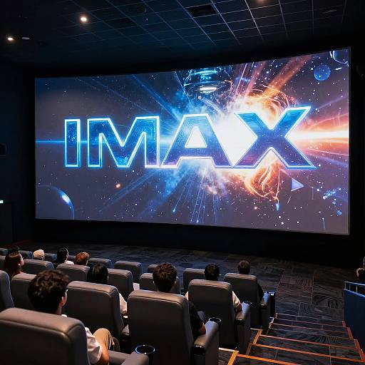 IMAX Theater with Futuristic Seating