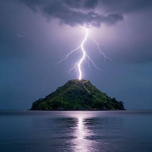 Serene Floating Pyramid Island