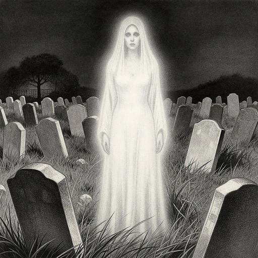 Beksinski Style Ghostly Horror Art