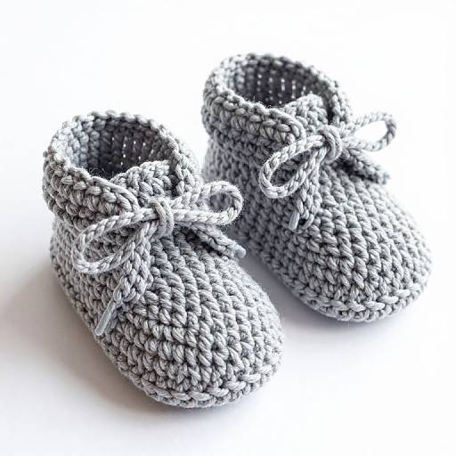 Crochet Baby Booties and Lace-up Boots