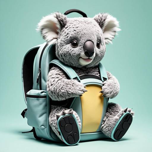 Koala Bear Rolling Backpack