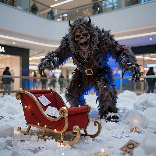 Nightmare Creature in Collapsed Santa Grotto
