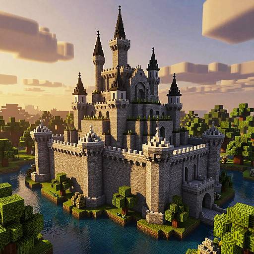 Epic Medieval Minecraft Castle Fortress
