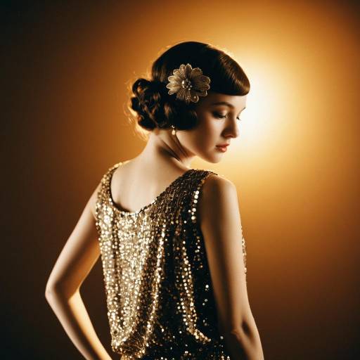 1920s Flapper Updo Fashion Editorial 1920s Flapper Updo Fashion Editorial