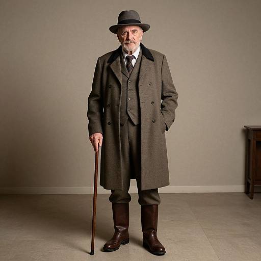 Vintage Mister Global Costume Portrait