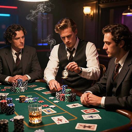Film-Noir Fox in High-Stakes Casino