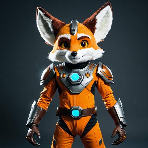 Humanoid Fox Cosplay Costume Design