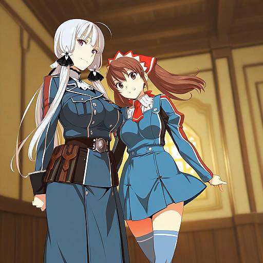 Illustration of Alicia melchiott, senjou no valkyria (series) in the style of Pako (pakosun)