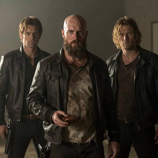 Intense Portrait of Rugged Men