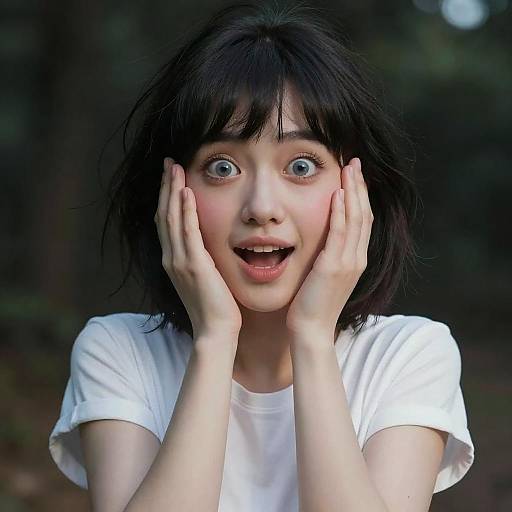 Cinematic Hyperreal Rainbow Paint Portrait