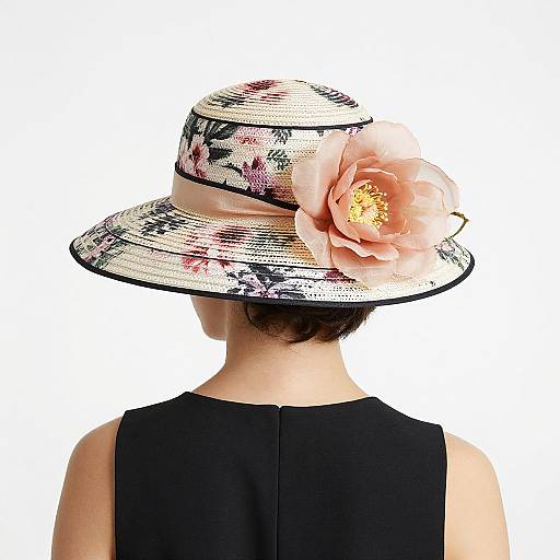 Elegant Floral Kentucky Derby Hat