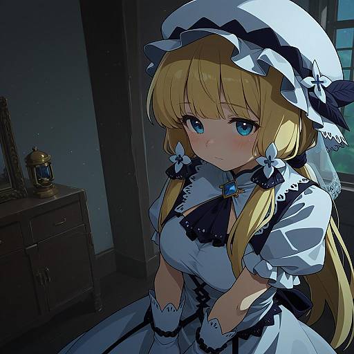 Illustration of Gunner (sekaiju), sekaiju no meikyuu in the style of Gomulgong