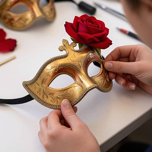 Enchanted Venetian Mask Crafting