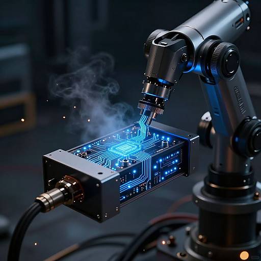 Sci-Fi Robotic Arm with DDIM Sampler