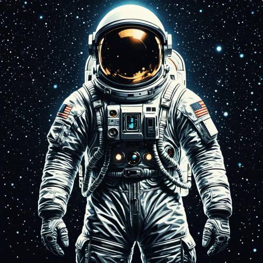 Cosmic Astronaut Illustration