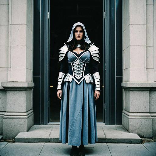 Goddess Woman in Costume Pose