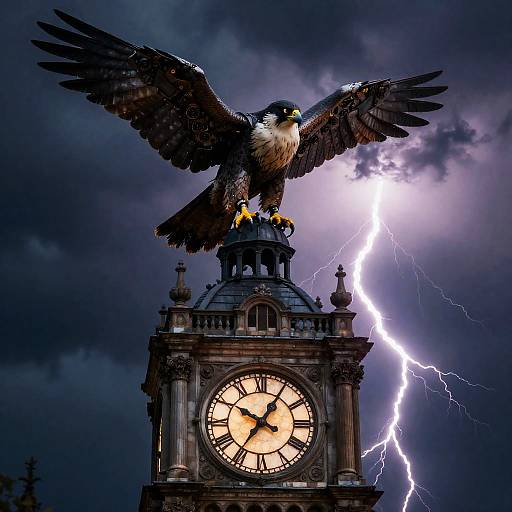 Masked Falconer with Mechanical Griffin