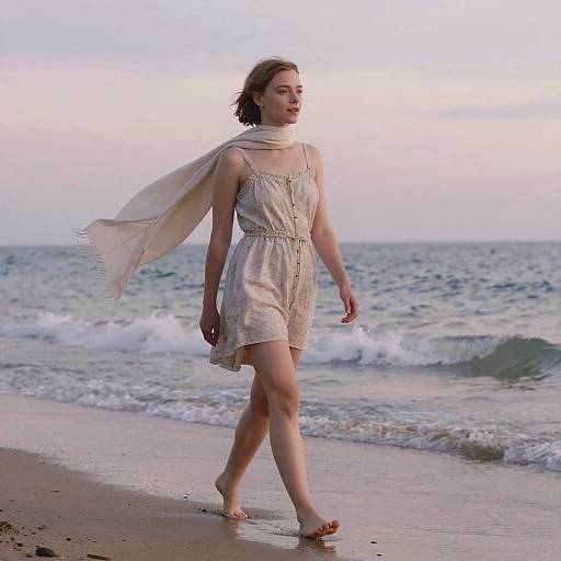 Anya Taylor-Joy on Pastel Shoreline