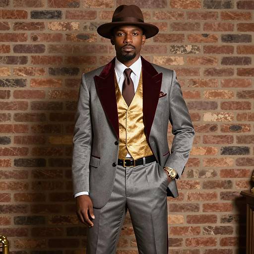 Elegant Supa Mac Daddy Pimp Costume