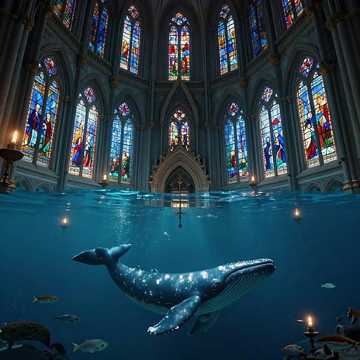 Upside Down Ocean Cathedral Fantasy