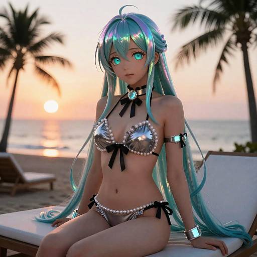 Iridescent Android at Sunset Lounge