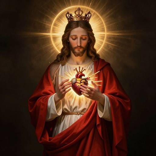 Radiant Sacred Heart of Jesus