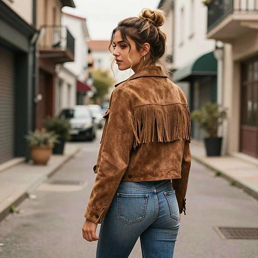 Boho Half-Updo in Urban Alley