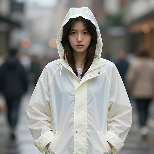 Realistic Glass Milk Costume Portrait