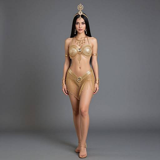 Solo Kali Costume Full Body Portrait