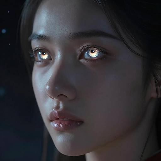 Portrait of a Girl in Space