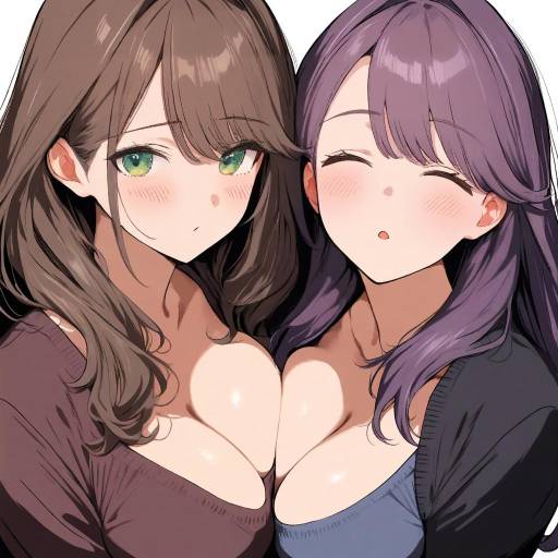 Cute Anime Girls with Unique Hairstyles