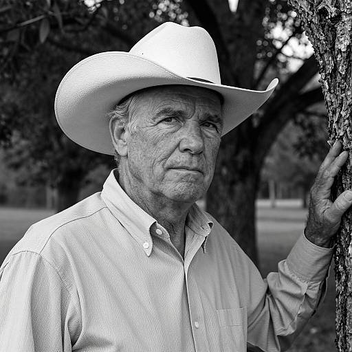 Portrait of a Middle-Aged Man Outdoors