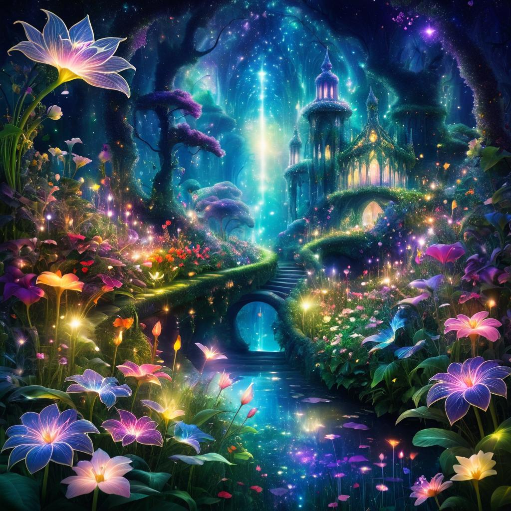 Ethereal Enchanted Garden Wonderland