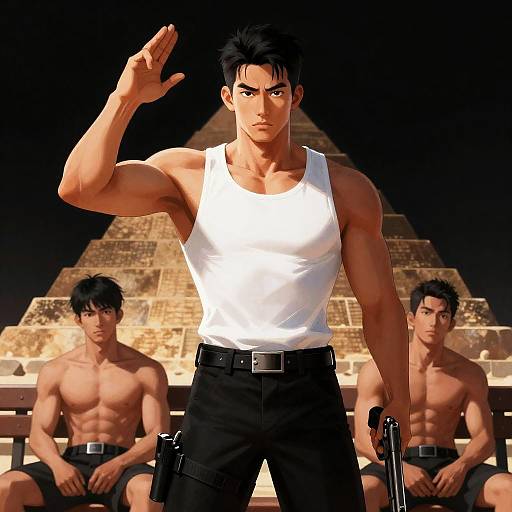 Dynamic Illustration of Defiance and Relaxation