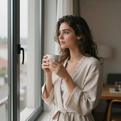 Calm Morning Portrait of a Woman