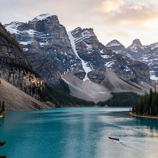 Ultra-realistic Canadian Rockies Sunrise